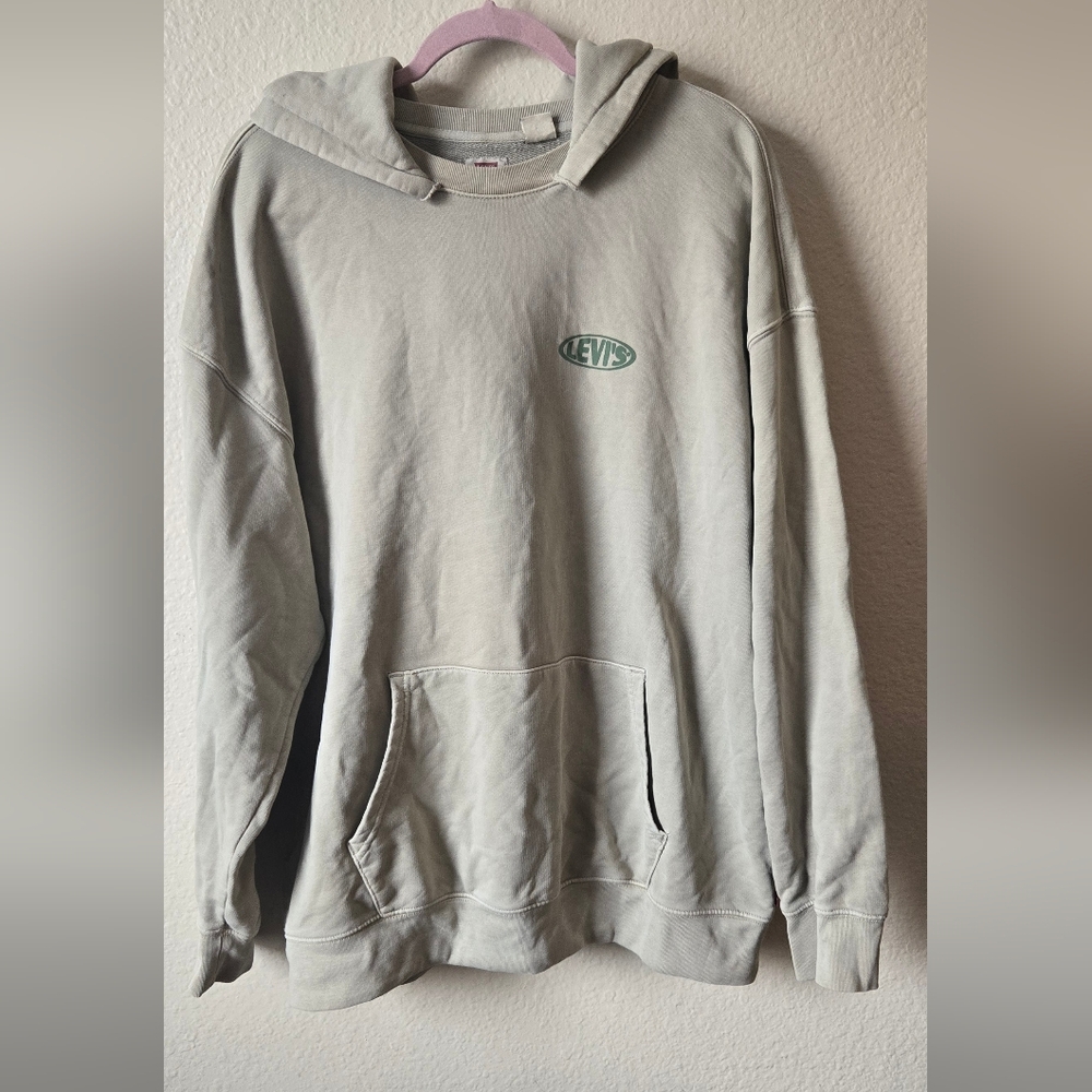 Levi's Gray Sweatshirt Hoodie'light Hoodies Size Xl